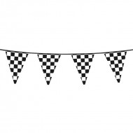Racing Car Chequered Flag 6m Bunting 